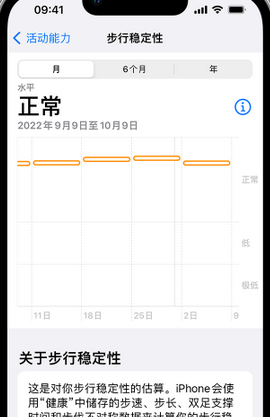 南海iPhone手机维修如何在iPhone开启'步行稳定性通知'