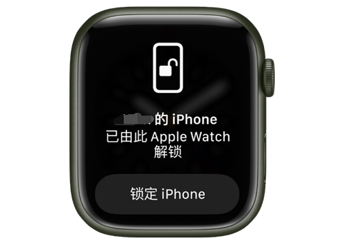 南海苹果手机维修分享用 AppleWatch 解锁配备面容 ID 的 iPhone方法 