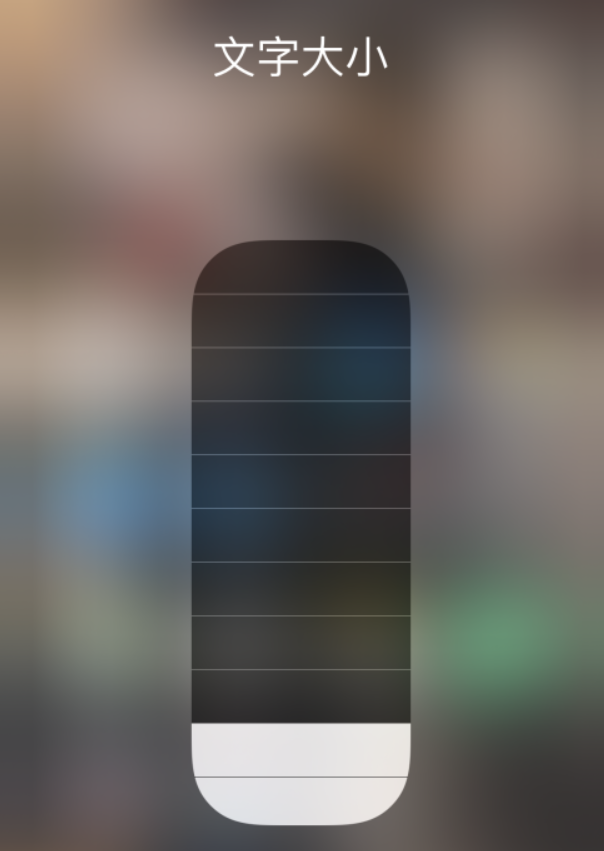 南海苹果手机维修分享小技巧：在 iPhone 控制中心快速调节字体大小 